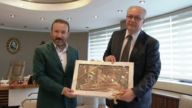 Başkan Doğan, Bosnalı belediye başkanını ağırladı