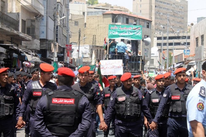 Ürdün’de İsrail’i protesto gösterisi