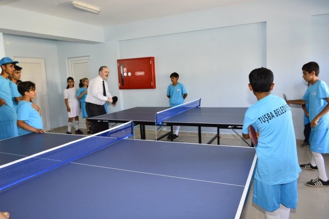 Tuşba Belediyesinin yaz spor kursları açıldı