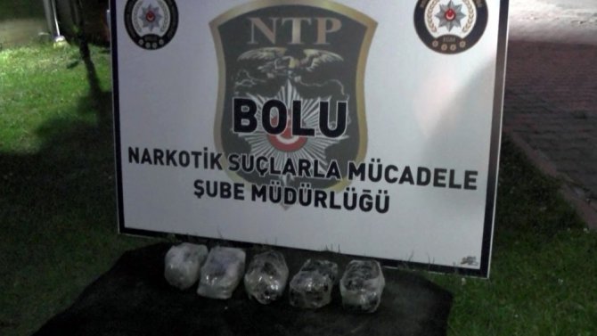 Bolu’da 5 kilo uyuşturucu yakalanan şahıs tutuklandı