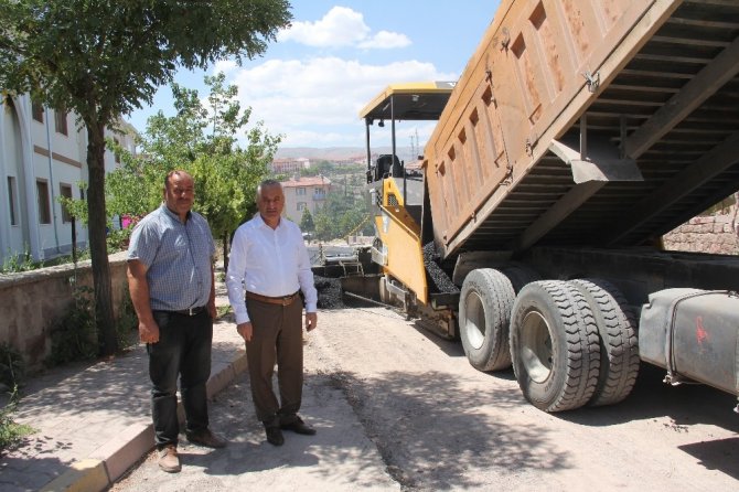 İncesu Belediyesinde asfalt çalışması başladı