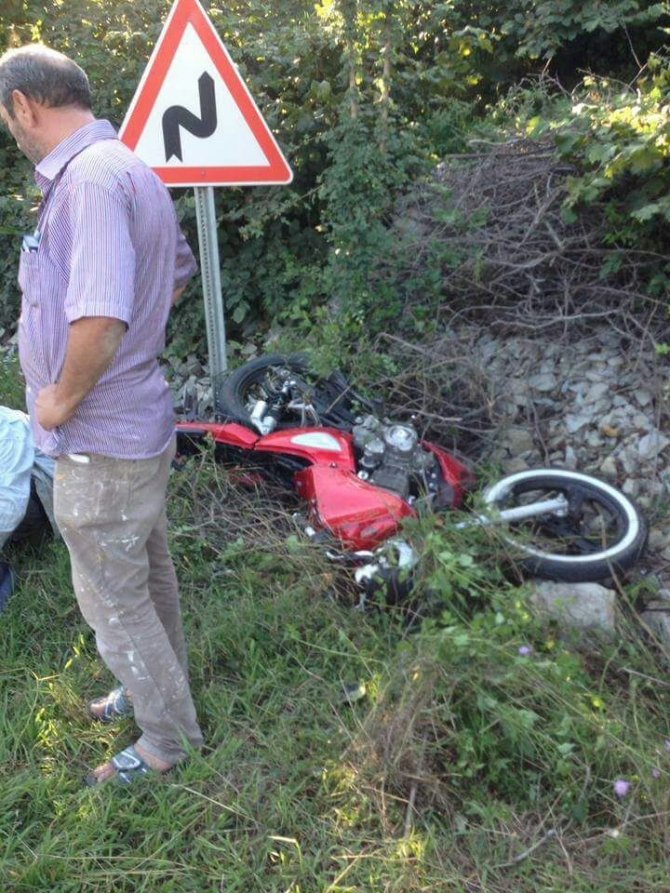 Kocaali’de motosiklet kazası: 1 yaralı