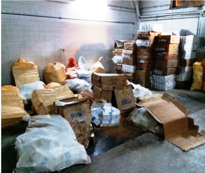 Niğde’de 71 bin 500 paket kaçak sigara yakalandı