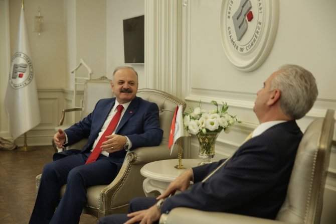 Eskişehir Valisi Çakacak’tan ETO Başkanı Güler’e ziyaret