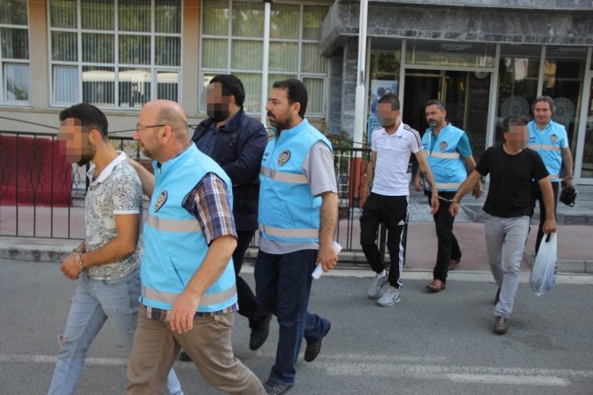 Samsun polisinden eş zamanlı operasyon: 25 gözaltı