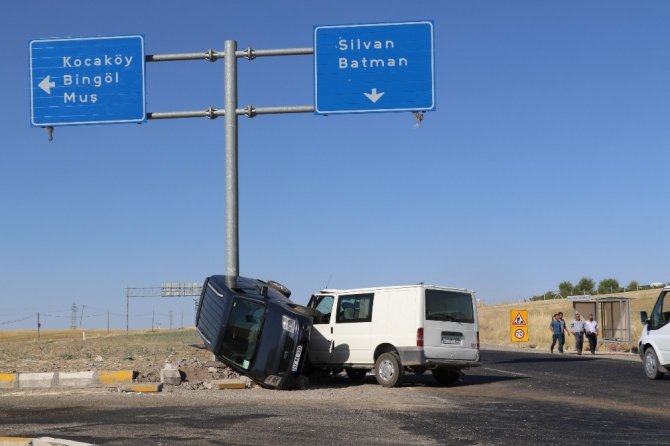 Diyarbakır’da trafik kazası: 5 yaralı