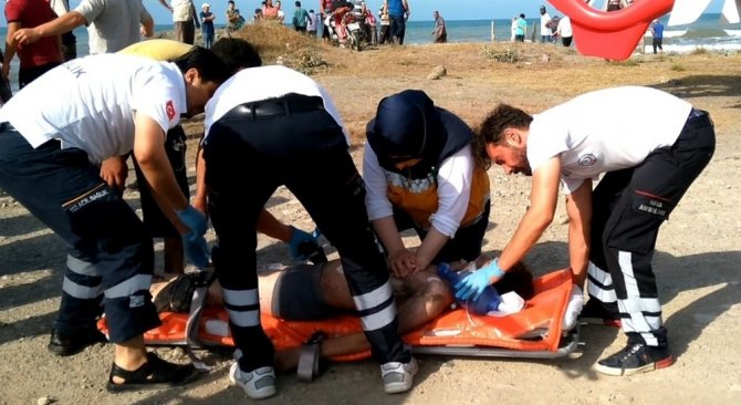 Bafra’da denizde 2 kişi boğuldu
