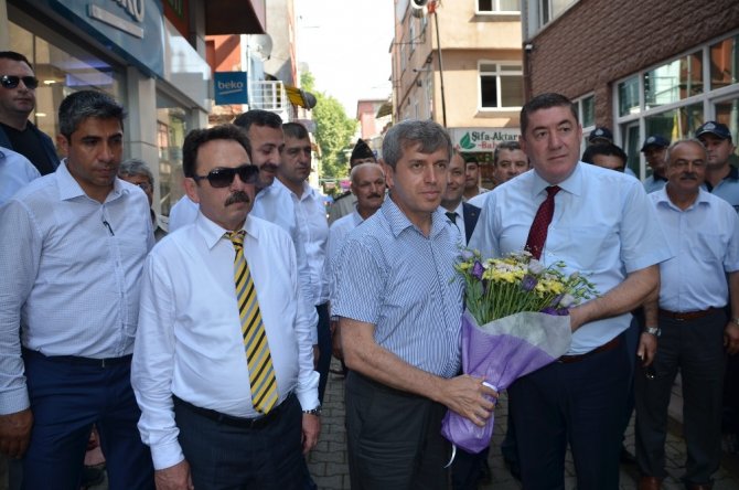 Vali Çınar, Alaplı Belediyesi’ni ziyaret etti