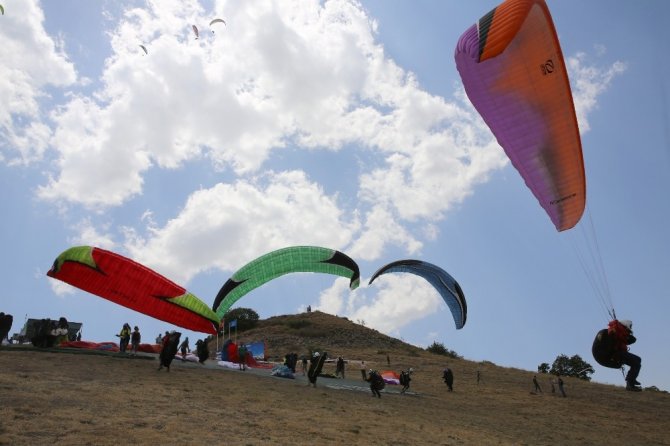 Ali Dağı Kupası’nın 2. gününde 96 kilometrelik uçuş yapıldı