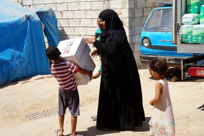 Sadakataşı Derneği’nden Suriye içlerine yardım