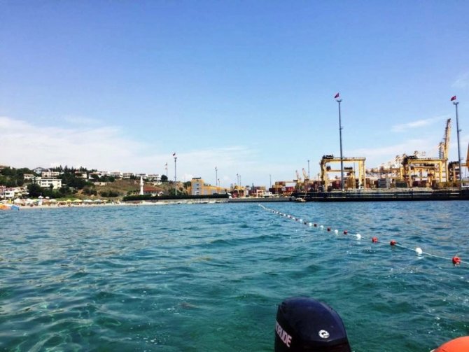 Kumbağ plajında cankurtaran hizmete başladı