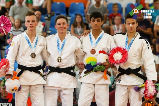 Vanlı judocu Avrupa üçüncüsü oldu