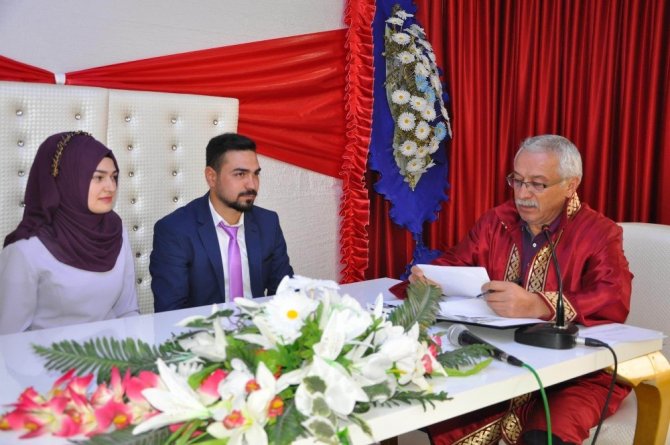 Sorgun’da yılın ilk 7 ayında 293 nikah kıyıldı