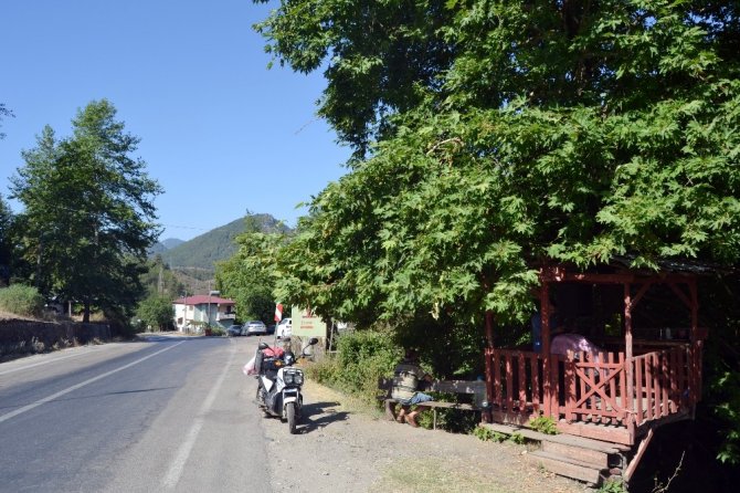 Doğayla baş başa tıraş keyfi