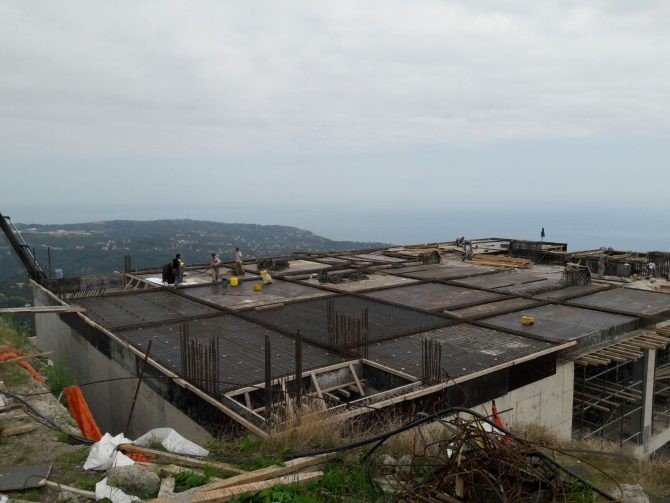 Doğu Karadeniz’in en uzun mesafeli teleferik projesinde sona yaklaşıldı