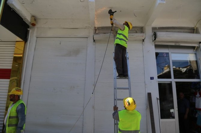Tarihi Cizre Çarşısı yenileniyor