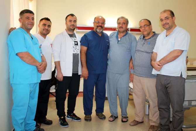 Hava ambulansıyla Gaziantep’e getirilen hasta yeniden yaşama tutundu