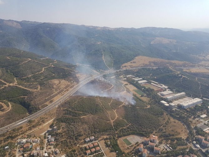 İzmir’de kapatılan askeri lisede yangın