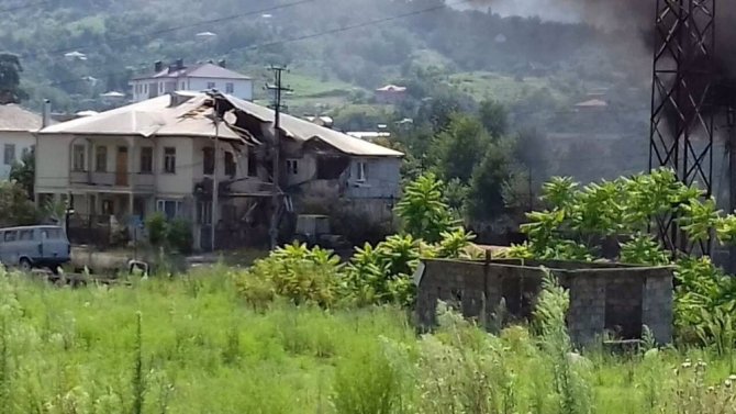 Gürcistan’da gaz istasyonunda yangın