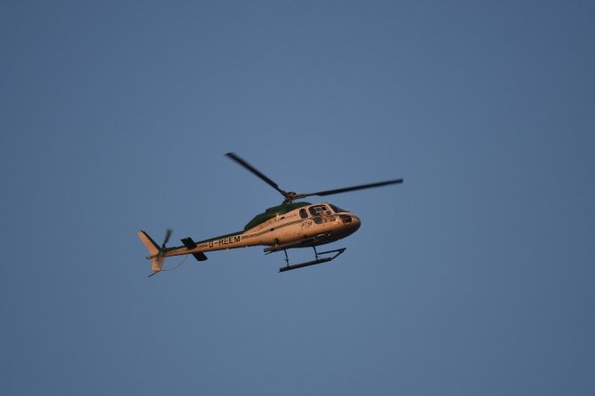 Suudi Prens Bodrum’u helikopterle gezdi
