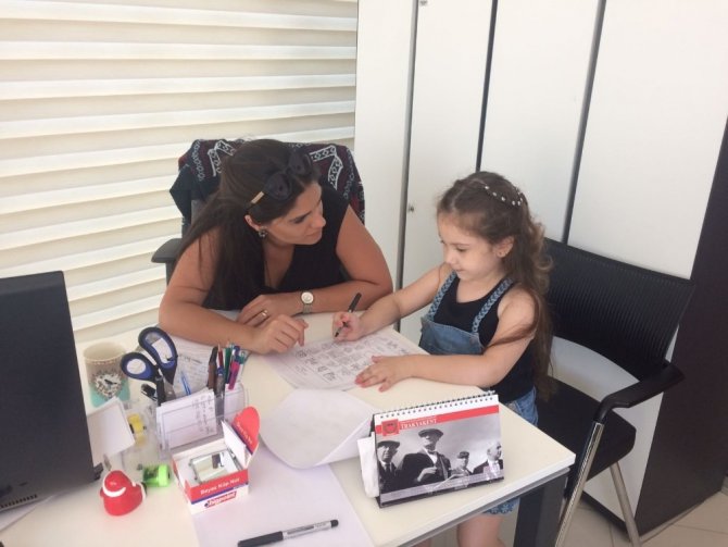 Süleymanpaşa Çocuk Kulübü üyelerine okula hazırlık testi yapıldı