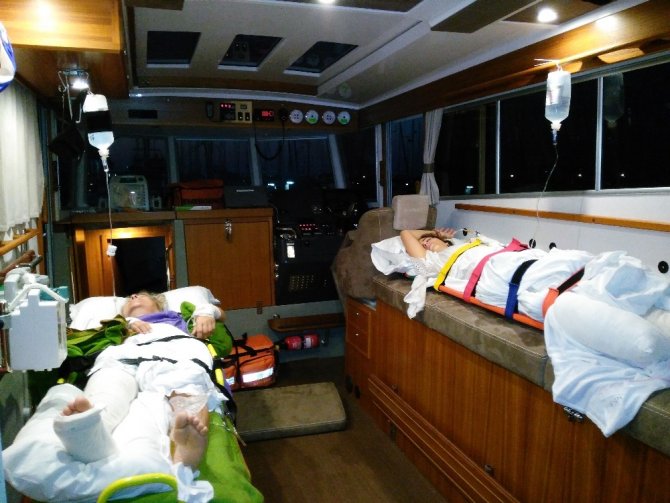 Kos Adası’nda yaralanan 2 Türk Bodrum’a getirildi
