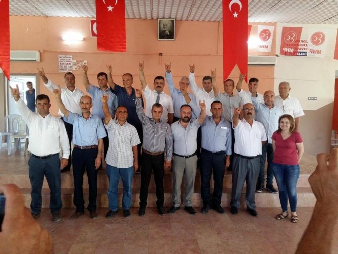 MHP Mut İlçe Başkanı Kır güven tazeledi
