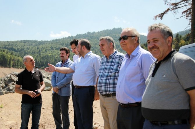 Milletvekilleri Akçay barajında incelemelerde bulundu