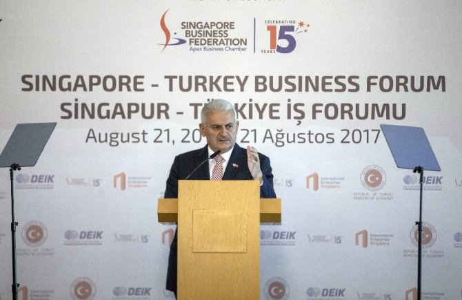 Başbakan Yıldırım: “Singapur gerçek dostlarımızdan biriydi. Çünkü hemen Türkiye Cumhuriyeti tarafında yer aldılar”