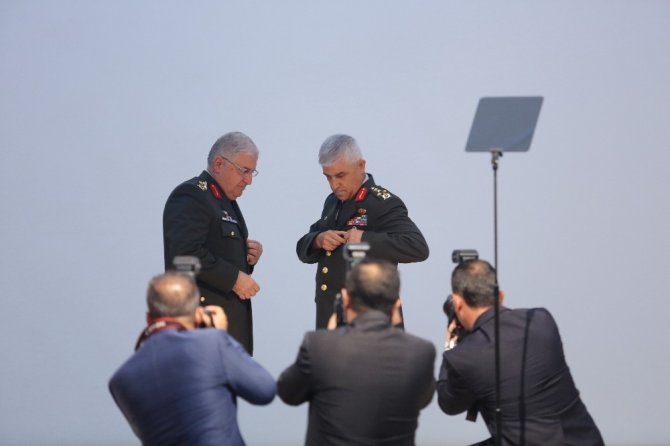48. dönem Jandarma Genel Komutanı Çetin görevi Orgeneral Güler’den teslim aldı