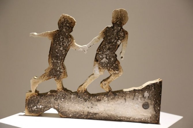 Odunpazarı’nda yapılan seramik eserler galeride sergileniyor
