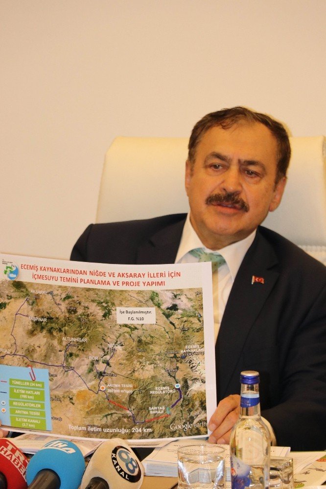 Bakan Eroğlu Aksaray’da 350 milyon liralık projelerin temelini attı