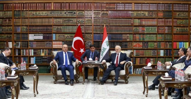 Dışişleri Bakanı Çavuşoğlu Irak’ta mevkidaşı Caferi ile görüştü