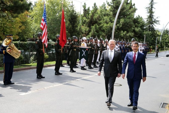 Bakan Nurettin Canikli, ABD Savunma Bakanı Mattis ile görüştü
