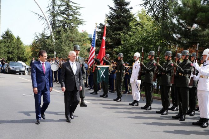 Bakan Nurettin Canikli, ABD Savunma Bakanı Mattis ile görüştü
