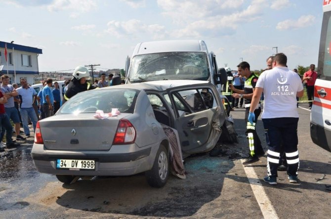 Tekirdağ’da trafik kazası: 3 ölü, 3 yaralı