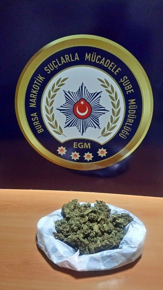 Bursa’da uyuşturucu operasyonu: 2 gözaltı
