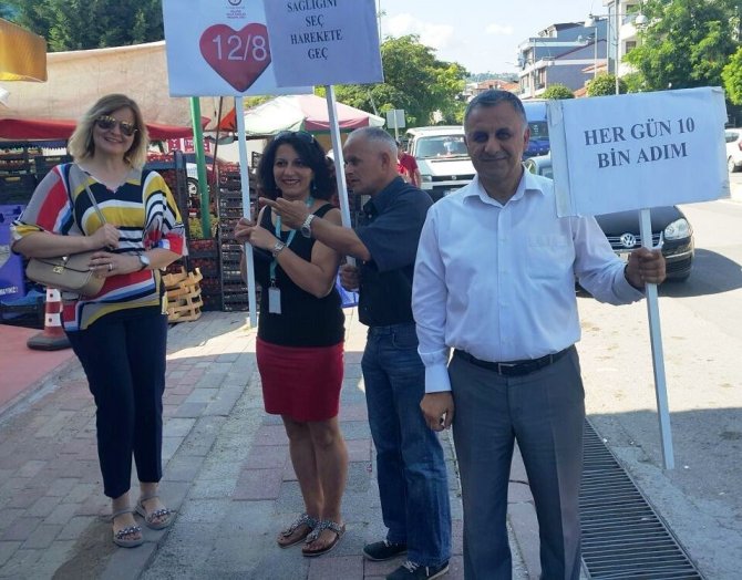 Altınova’da sağlık yürüyüşü