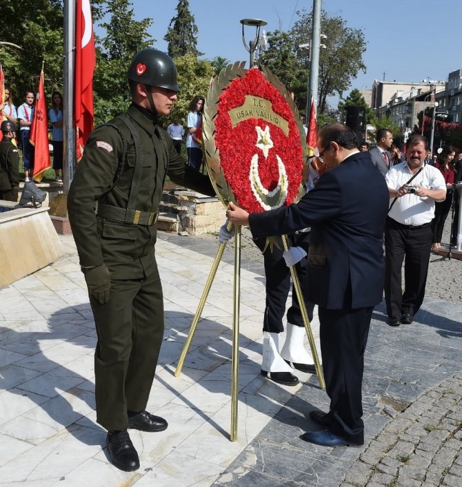 Uşak’ta 19 Eylül Gaziler Günü törenlerle kutlandı