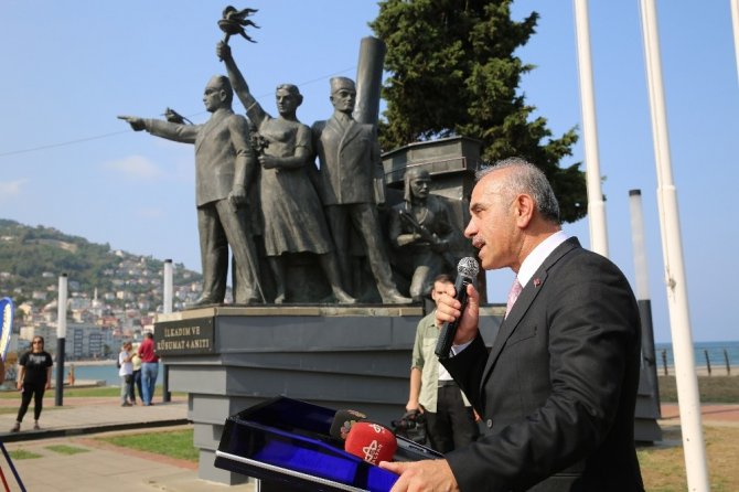 Atatürk’ün Ordu’ya gelişinin 93’üncü yıldönümü kutlandı