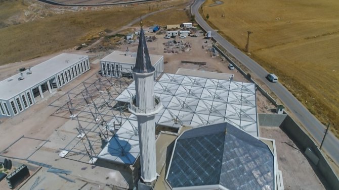 Çimşit Mezarlığı Camii ekim sonunda açılacak