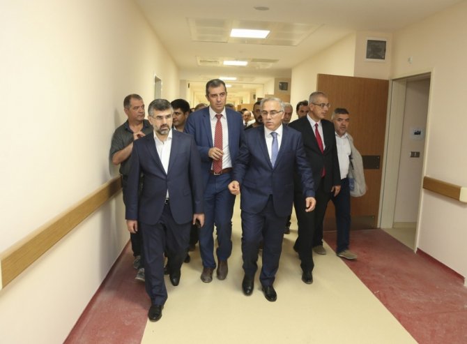 Başkan Keskin, yeni devlet hastanesinde incelemelerde bulundu