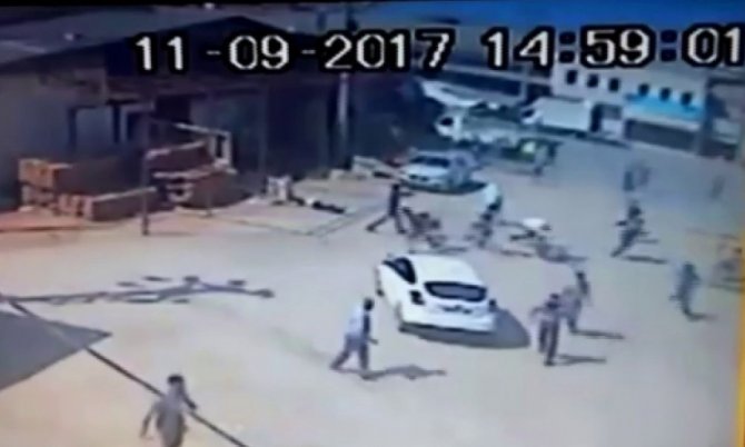 Trafik polisinin 3 kişiyi öldürmesi kamerada