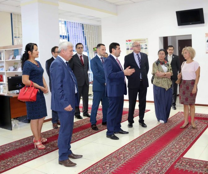 TİKA’dan Tacikistan Dışişleri Bakanlığına donanım desteği