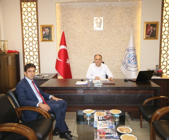 Konya Emniyet Müdürü Yaman, Beyşehir Belediyesini ziyaret etti