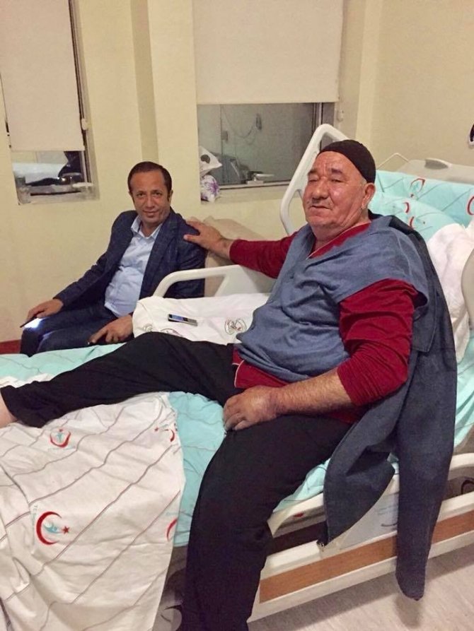 Başkan Toltar hasta ziyaretleri gerçekleştirdi