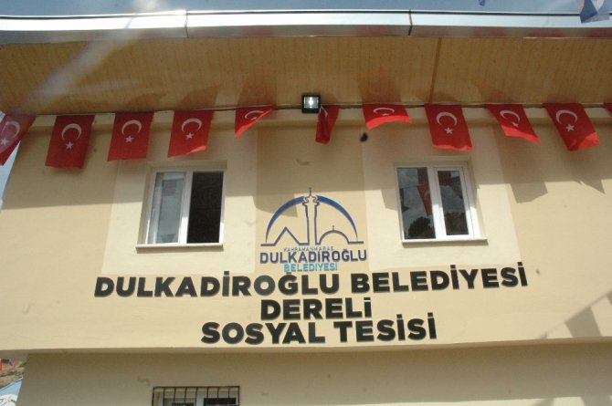 Dulkadiroğlu Belediyesi’nden kırsal alana sosyal tesis