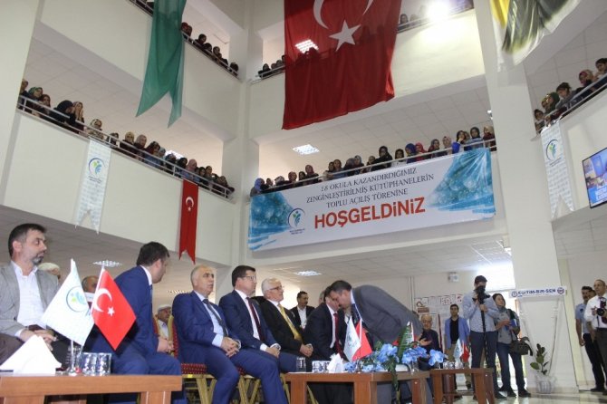 Merkezefendi’nin kazandırdığı 18 kütüphane törenle açıldı