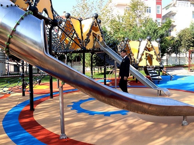 Muhsin Yazıcıoğlu Parkı yenilendi