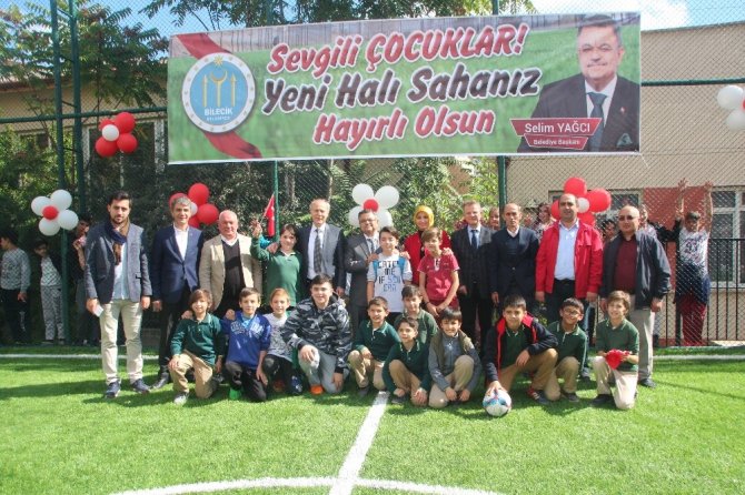 Edebali Ortaokulu Çok Amaçlı Spor Salonu açıldı
